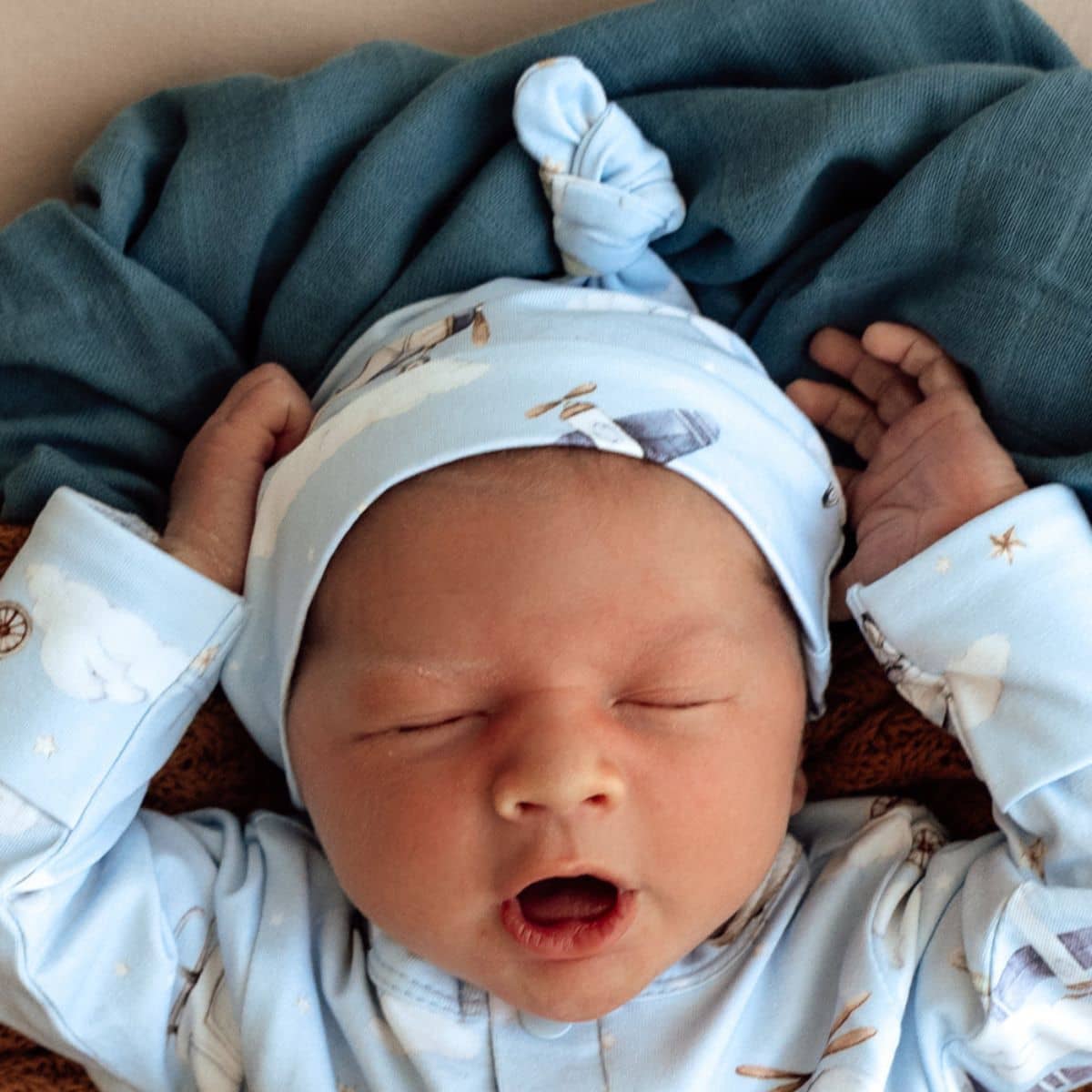 Snuggle Hunny Knotted Beanie - Taking Flight