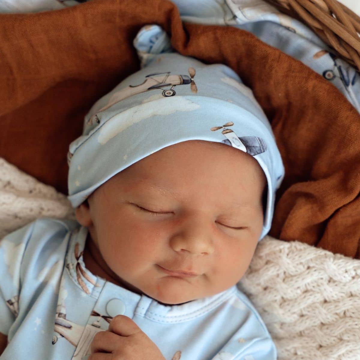Snuggle Hunny Knotted Beanie - Taking Flight