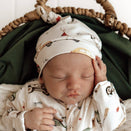 Snuggle Hunny Knotted Beanie - Vintage Cars