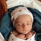 Snuggle Hunny Knotted Beanie - Vintage Cars