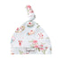 Snuggle Hunny Knotted Beanie - White Rabbit