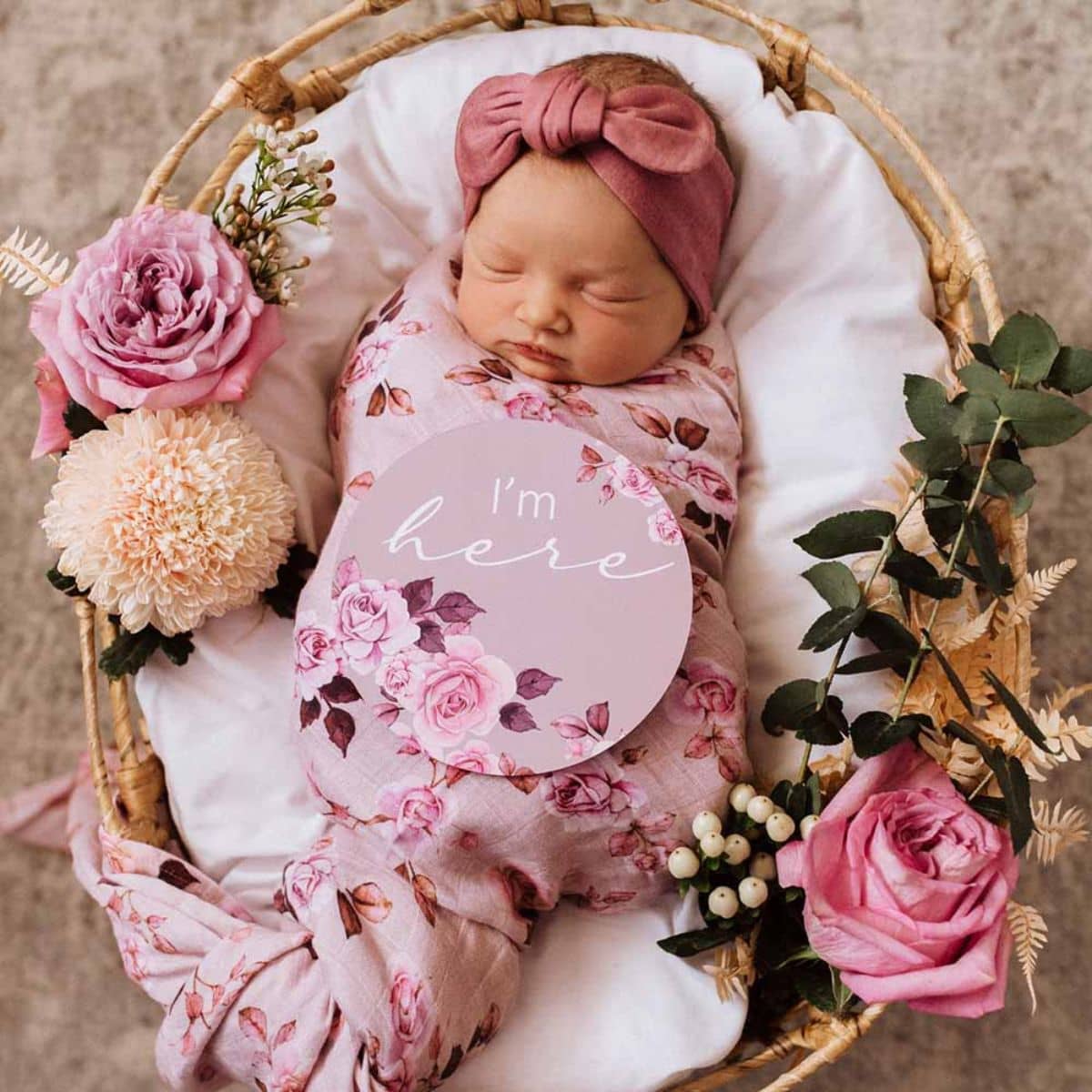Snuggle Hunny Large Organic Muslin Wraps - Blushing Beauty / Dusk / Fairytale