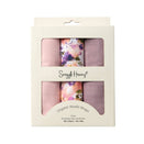 Snuggle Hunny Large Organic Muslin Wraps - Blushing Beauty / Dusk / Fairytale