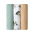 Snuggle Hunny Large Organic Muslin Wraps - Dog Park / Sage / Pebble