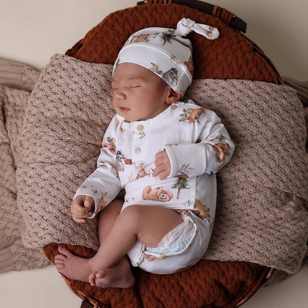 Snuggle Hunny Long Sleeve Bodysuit - Bears