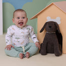 Snuggle Hunny Long Sleeve Bodysuit - Dog Park