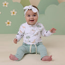 Snuggle Hunny Long Sleeve Bodysuit - Dog Park