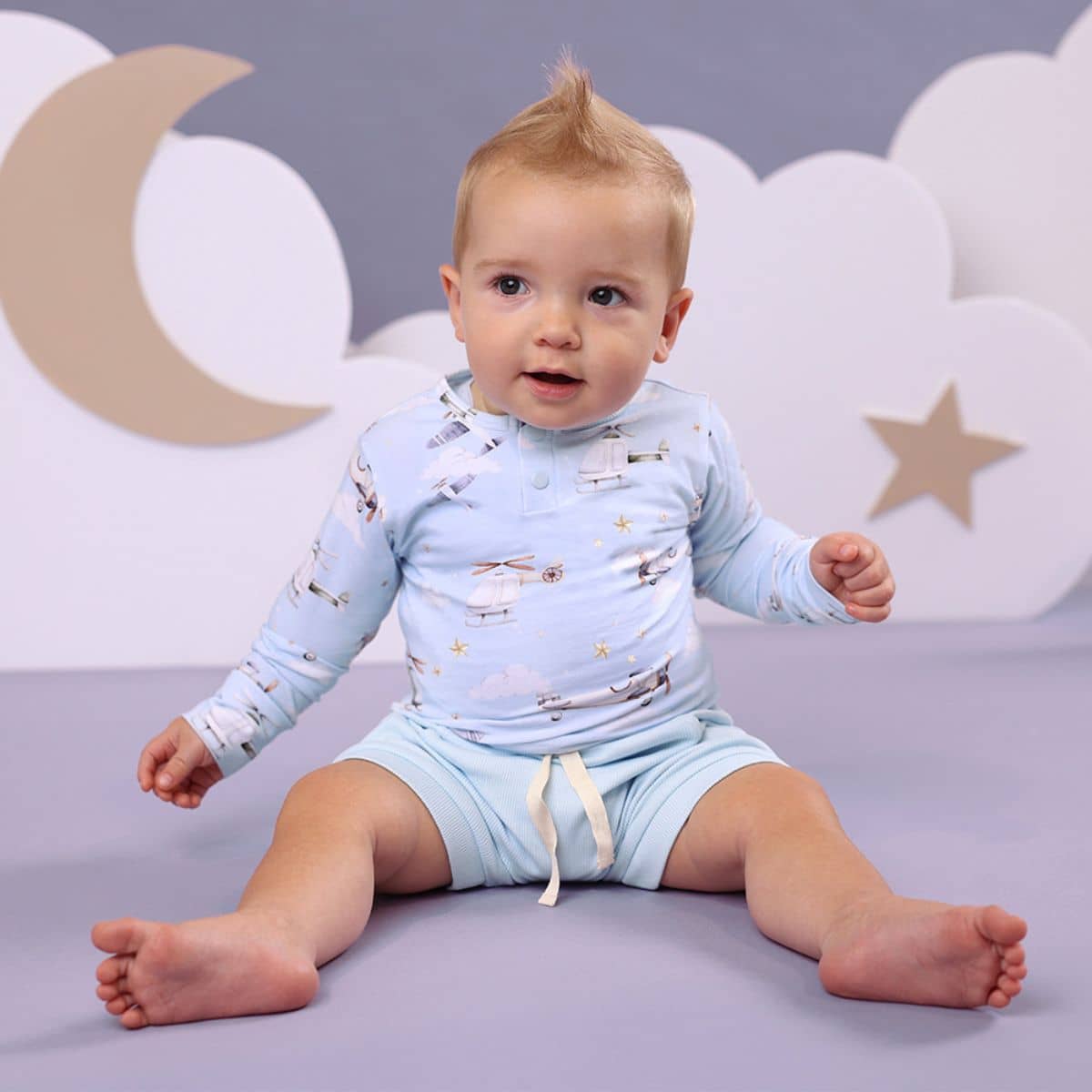 Snuggle Hunny Long Sleeve Bodysuit - Taking Flight