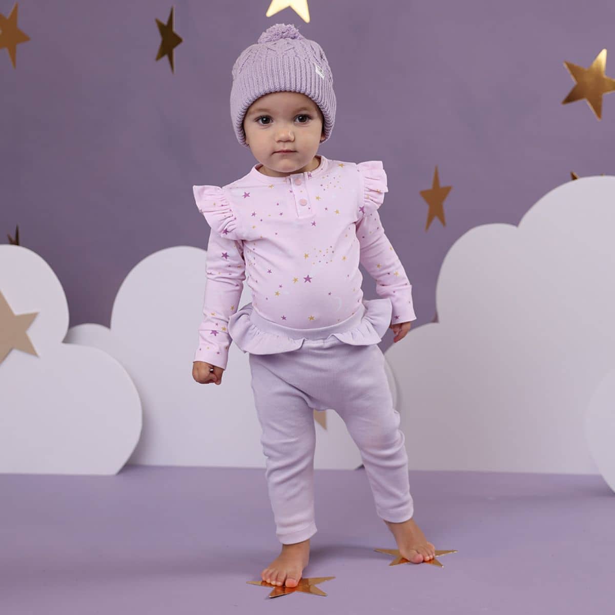 Snuggle Hunny Long Sleeve Bodysuit - Twinkle