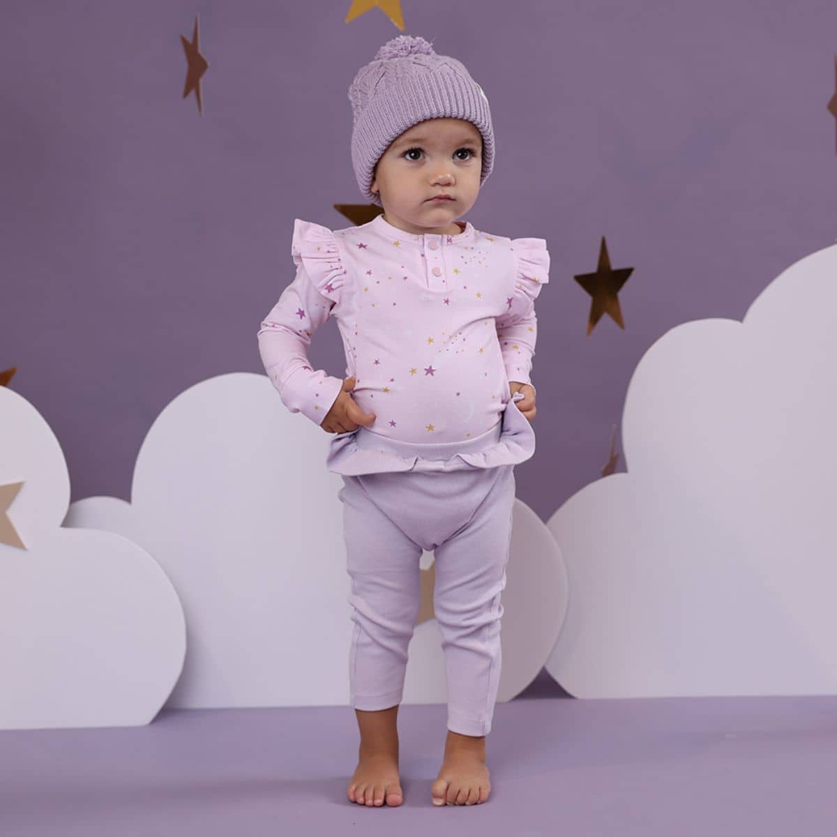 Snuggle Hunny Long Sleeve Bodysuit - Twinkle
