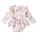 Snuggle Hunny Long Sleeve Dress - Birds & Blooms