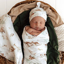 Snuggle Hunny Muslin Wrap - Woodland Tales