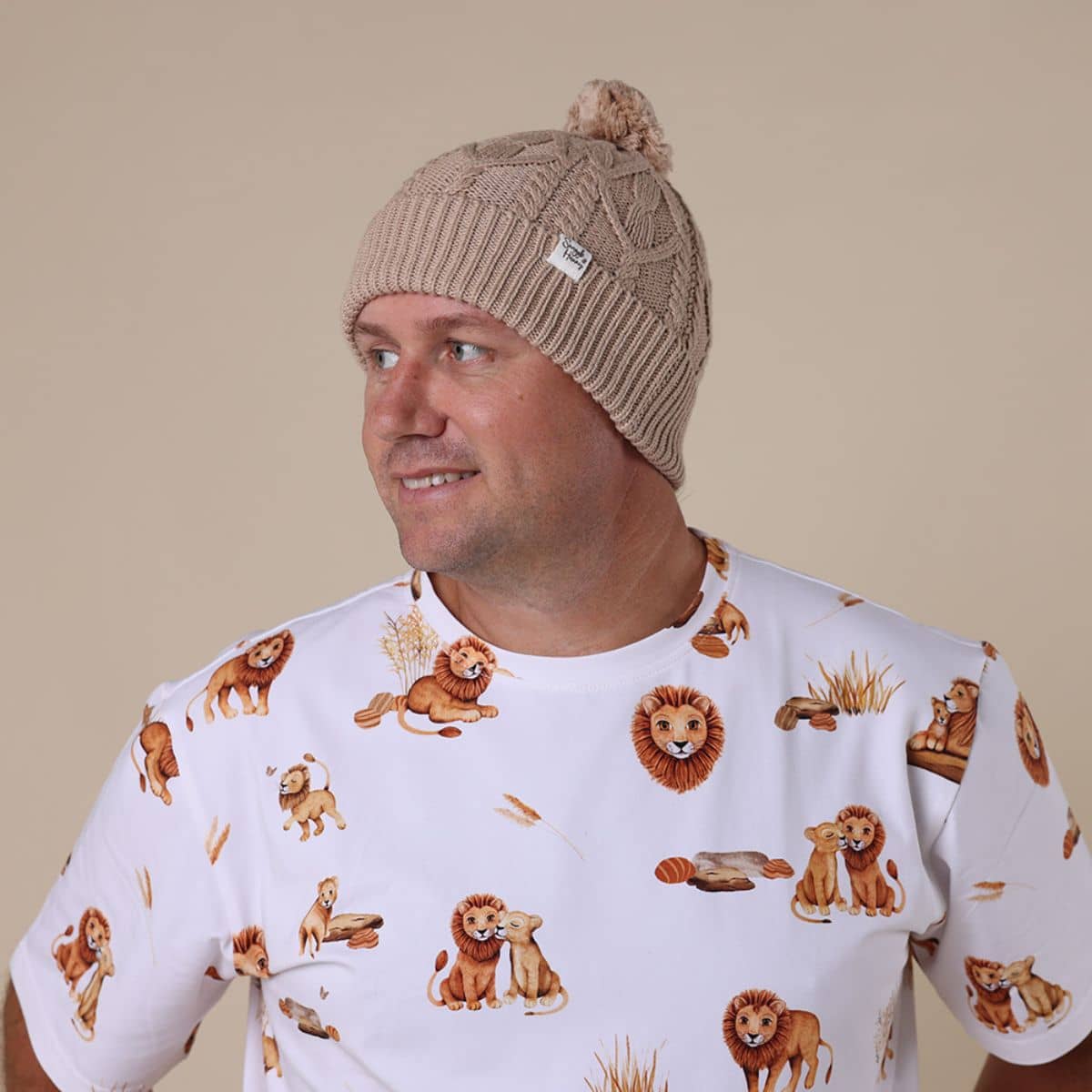 Snuggle Hunny Adult Knit Beanie - Hazelnut