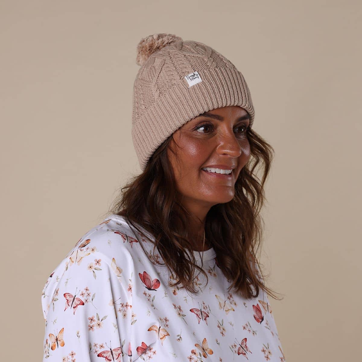 Snuggle Hunny Adult Knit Beanie - Hazelnut