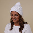 Snuggle Hunny Adult Knit Beanie - White