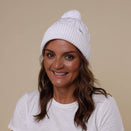 Snuggle Hunny Adult Knit Beanie - White
