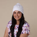 Snuggle Hunny Adult Knit Beanie - White