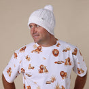 Snuggle Hunny Adult Knit Beanie - White