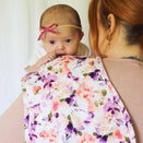 Snuggle Hunny Organic Burp Cloth - Blushing Beauty