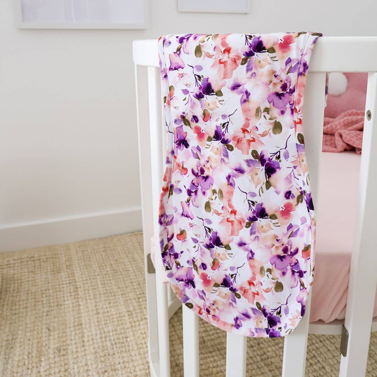 Snuggle Hunny Organic Burp Cloth - Blushing Beauty