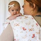 Snuggle Hunny Organic Burp Cloth - Butterfly