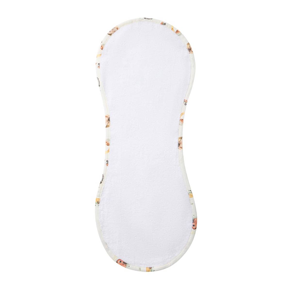 Snuggle Hunny Organic Burp Cloth - Diggers & Tractors
