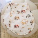 Snuggle Hunny Organic Burp Cloth - Diggers & Tractors