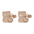 Snuggle Hunny Organic Cotton Knit Booties - Hazelnut
