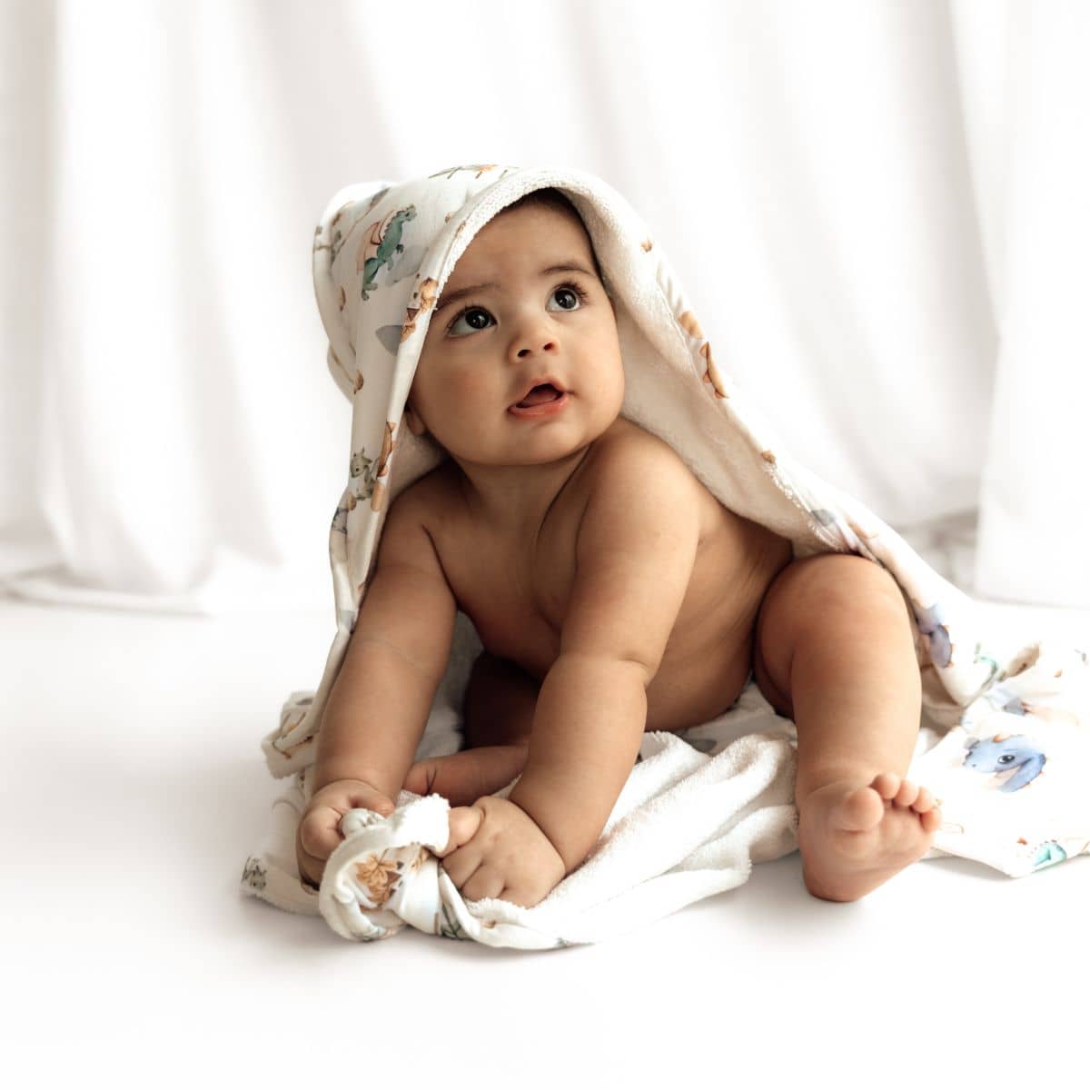 Snuggle Hunny Hooded Baby Towel - Dragon