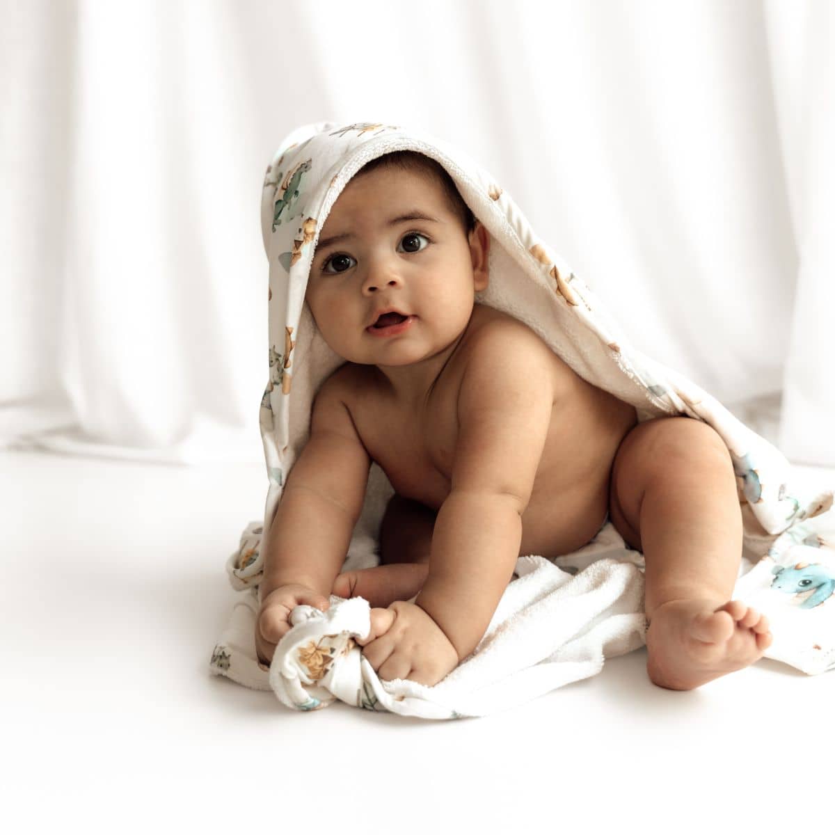 Snuggle Hunny Hooded Baby Towel - Dragon