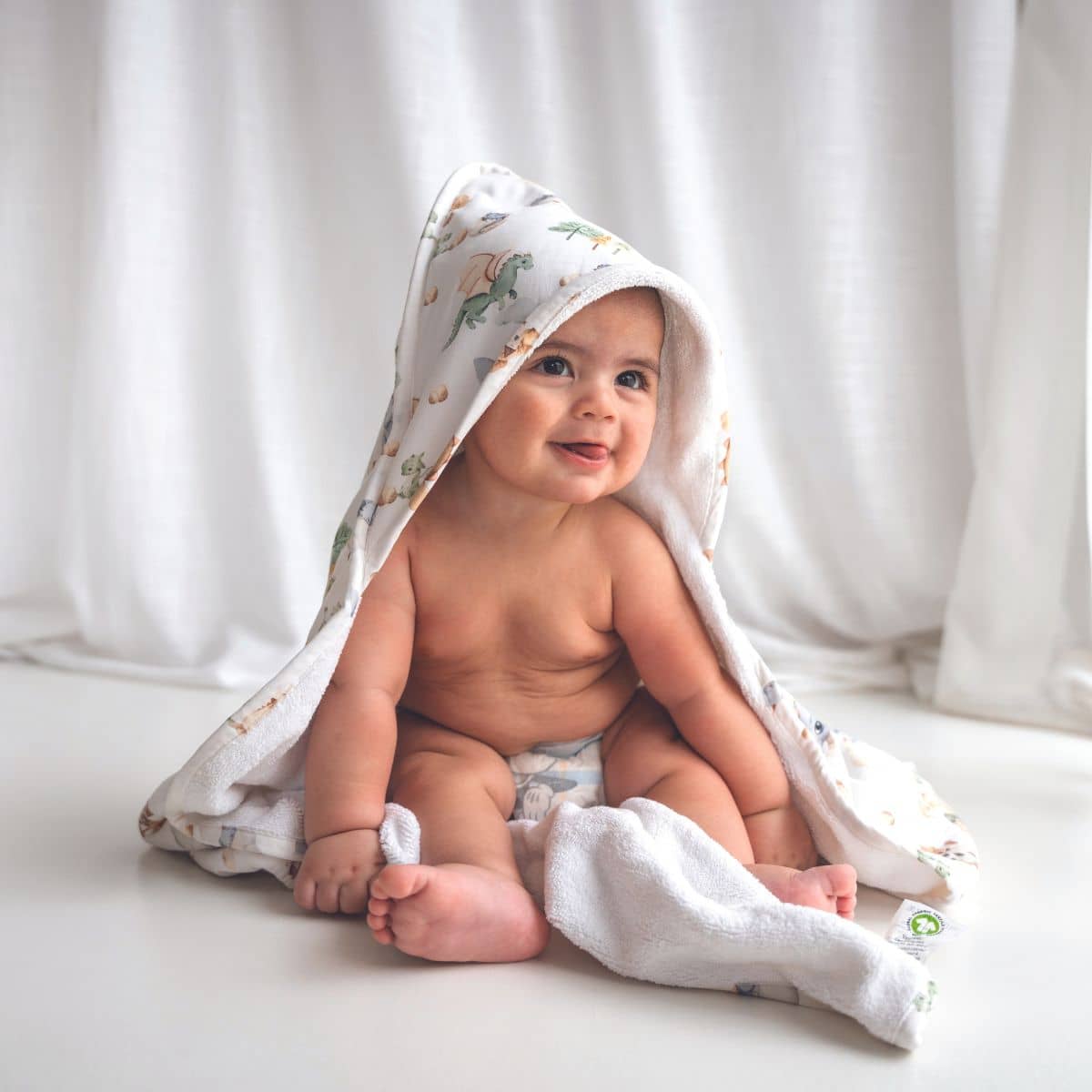 Snuggle Hunny Hooded Baby Towel - Dragon