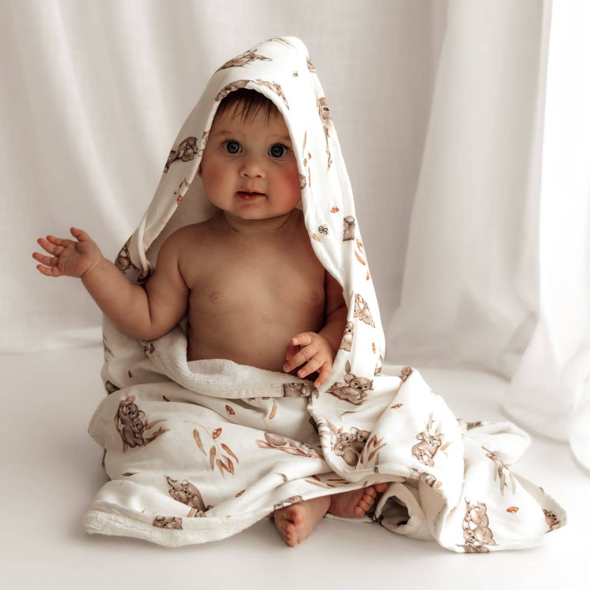 Snuggle Hunny Organic Hooded Baby Towel - Koala