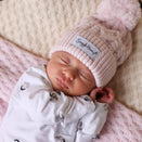 Snuggle Hunny Organic Knit Beanie - Blush Pink