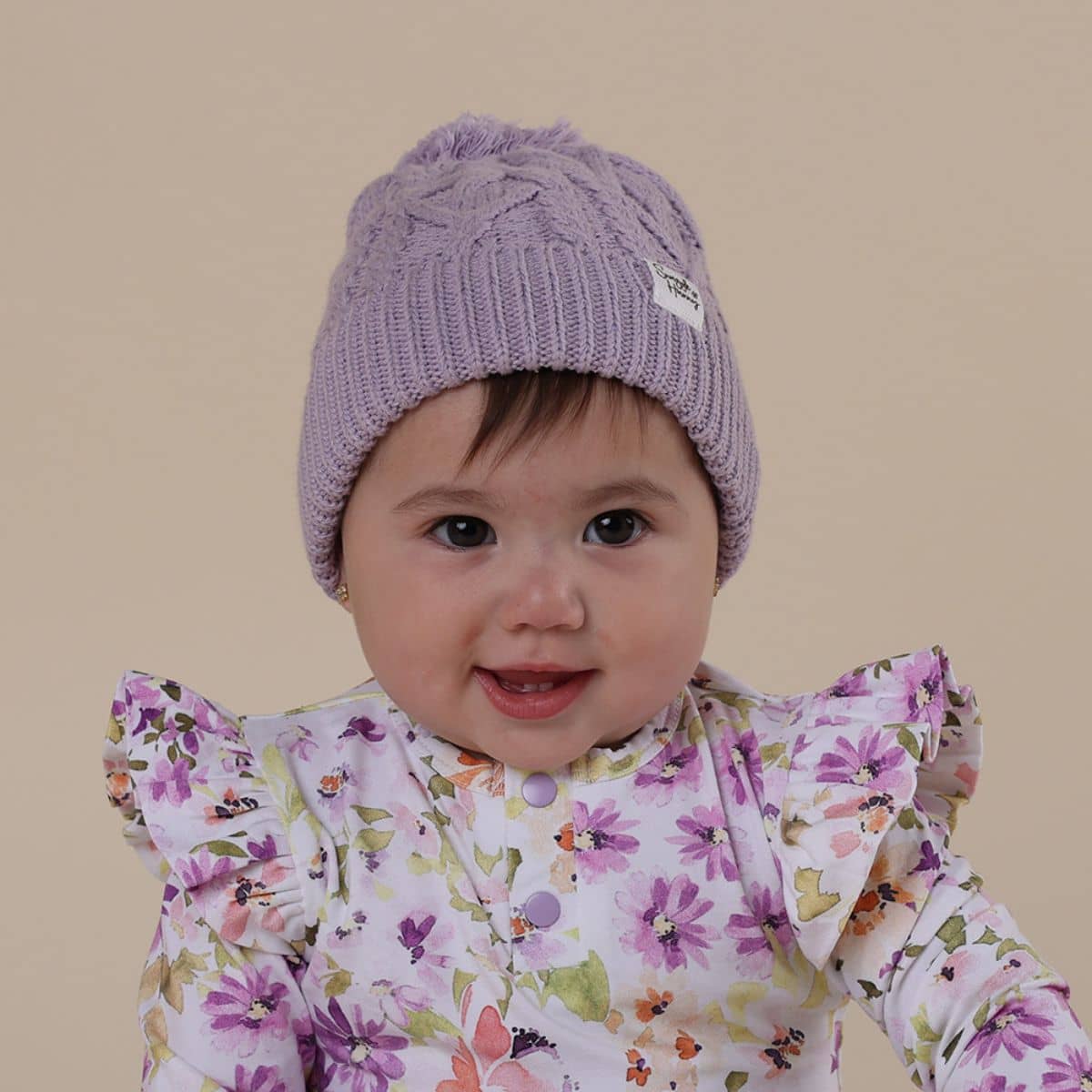 Snuggle Hunny Knit Beanie - Lavender