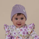 Snuggle Hunny Knit Beanie - Lavender