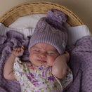 Snuggle Hunny Knit Beanie - Lavender