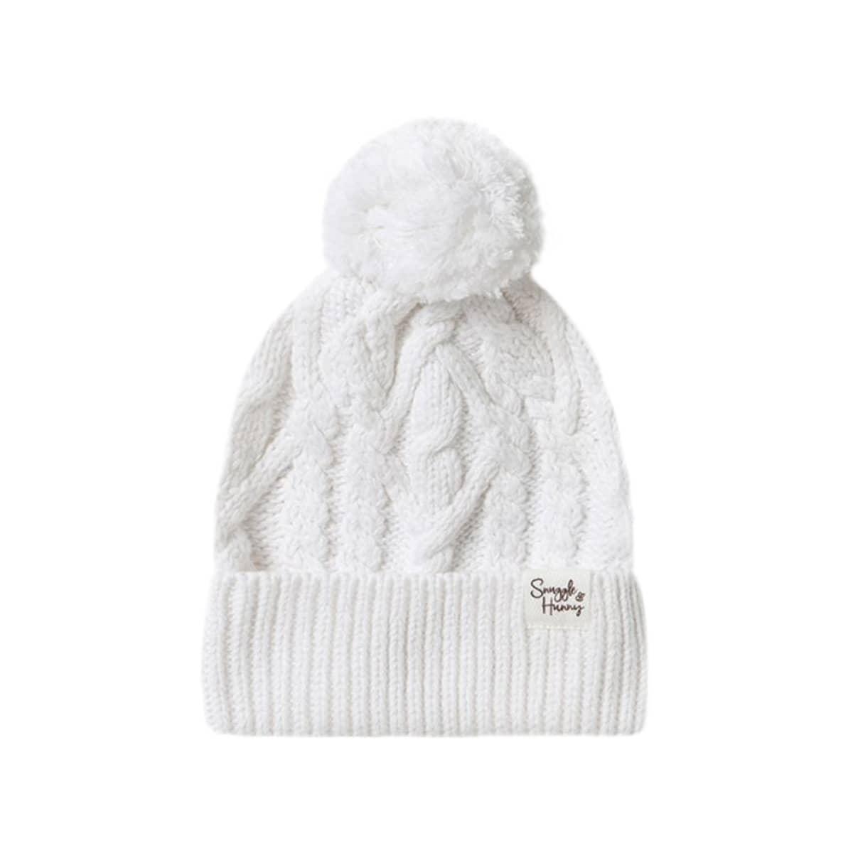 Snuggle Hunny Knit Beanie - White