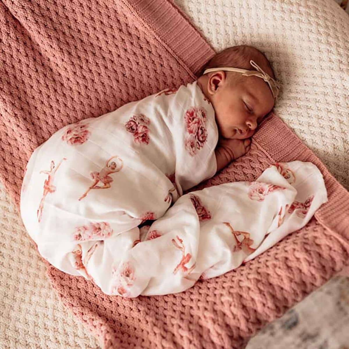 Snuggle Hunny Muslin Wrap - Ballerina