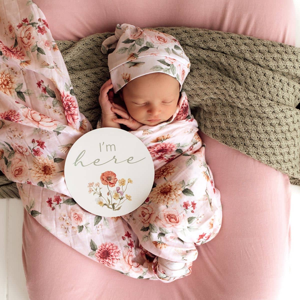 Snuggle Hunny Muslin Wrap - Birds & Blooms