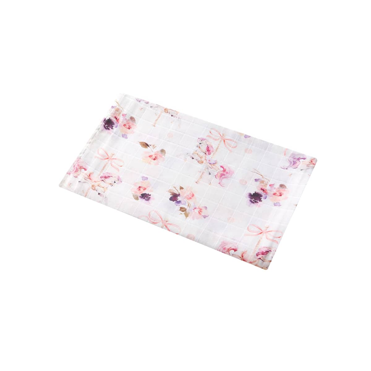 Snuggle Hunny Muslin Wrap - Carousel