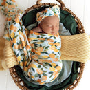 Snuggle Hunny Muslin Wrap - Citrus Squeeze