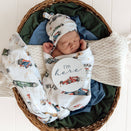 Snuggle Hunny Muslin Wrap - Little Racers