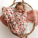 Snuggle Hunny Muslin Wrap - Strawberry