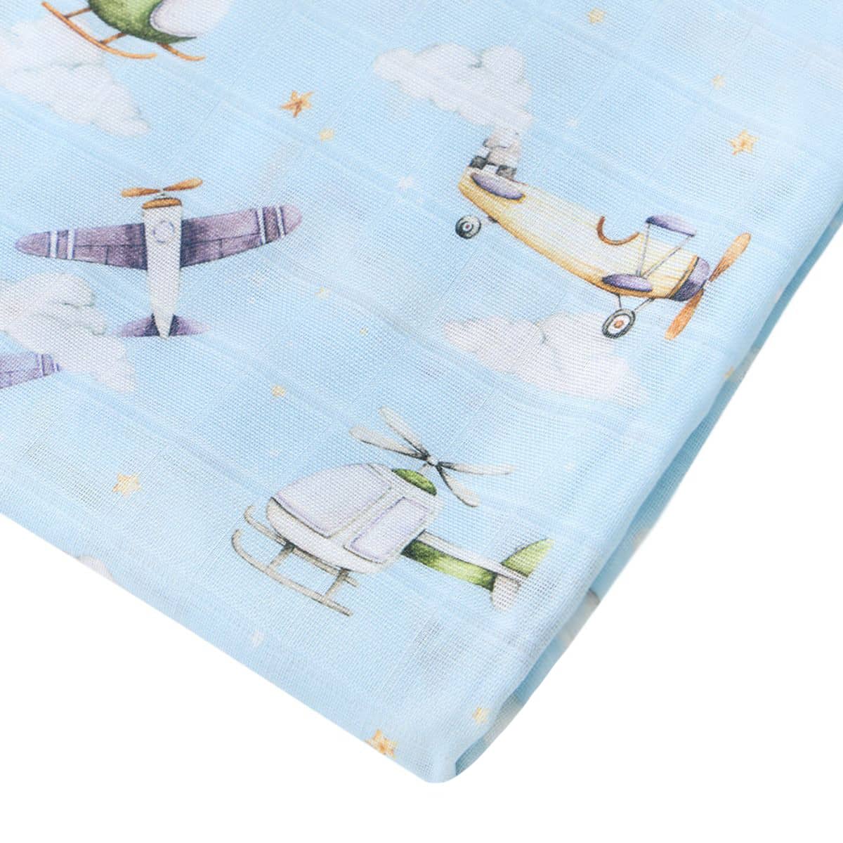 Snuggle Hunny Muslin Wrap - Taking Flight