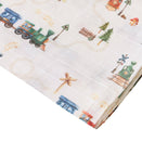 Snuggle Hunny Muslin Wrap - Trains