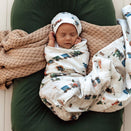 Snuggle Hunny Muslin Wrap - Trains