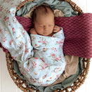 Snuggle Hunny Muslin Wrap - White Rabbit