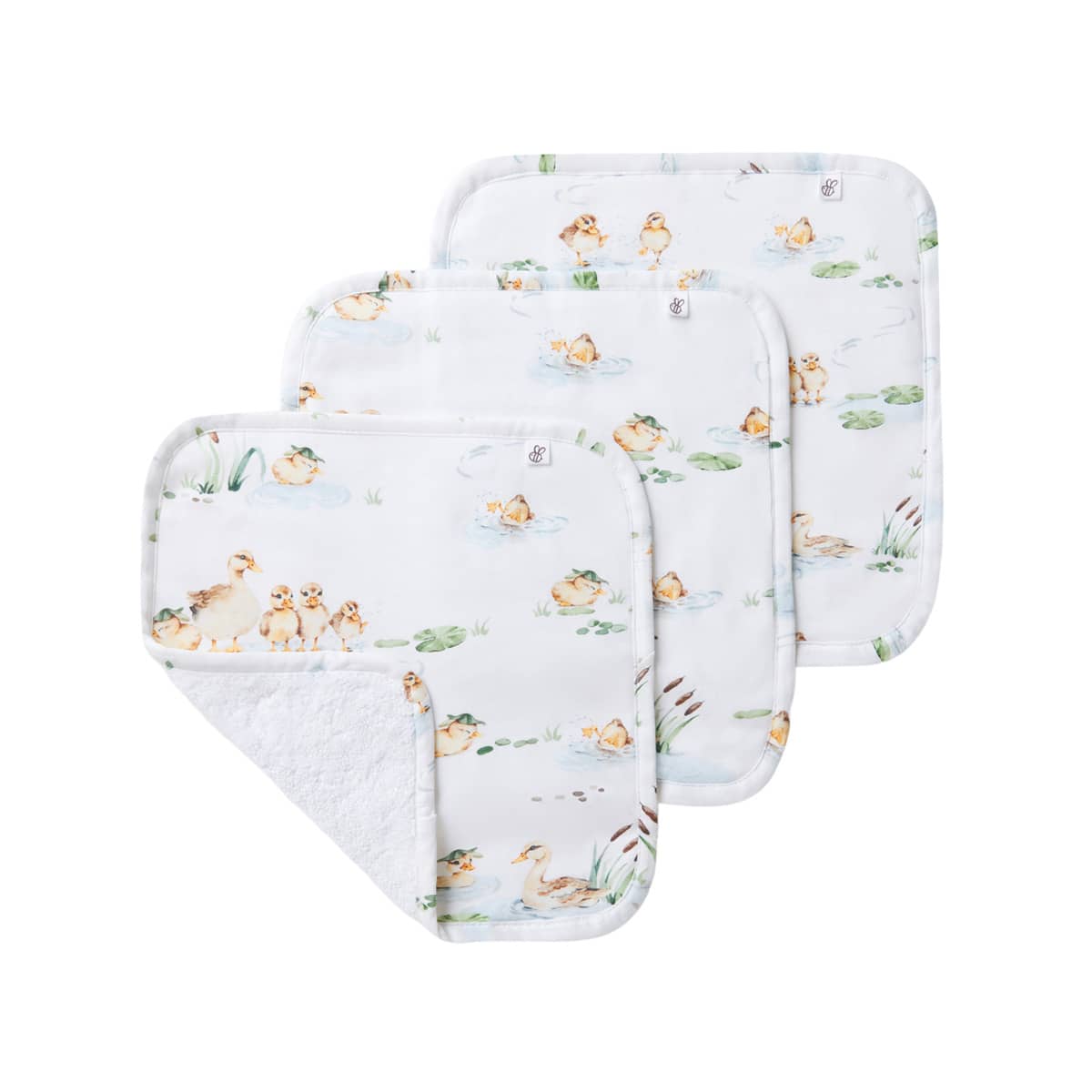 Snuggle Hunny Organic Wash Cloths - Duck Pond