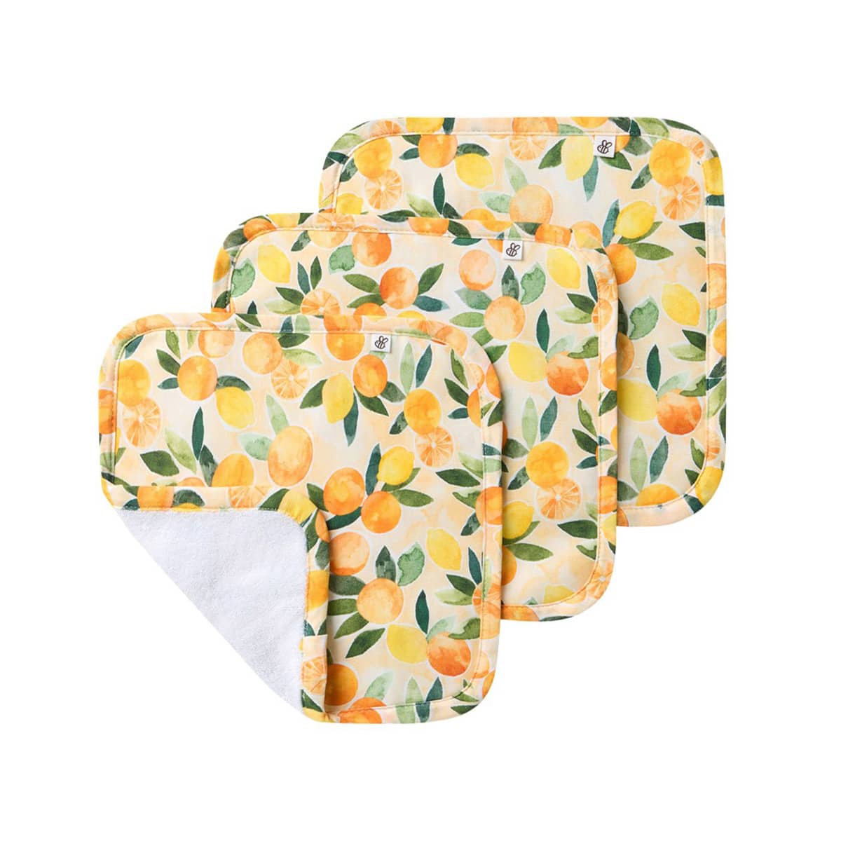 Snuggle Hunny Wash Cloths - Sunny Citrus