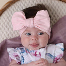 Snuggle Hunny Oversized Bow - Baby Pink